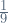 \frac{1}{9}