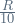 \frac{R}{10}