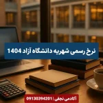 قیمت نرخ شهریه دانشگاه آزاد اسلامی 1403 - مرکز مشاوره تحصیلی آکادمی نجفی