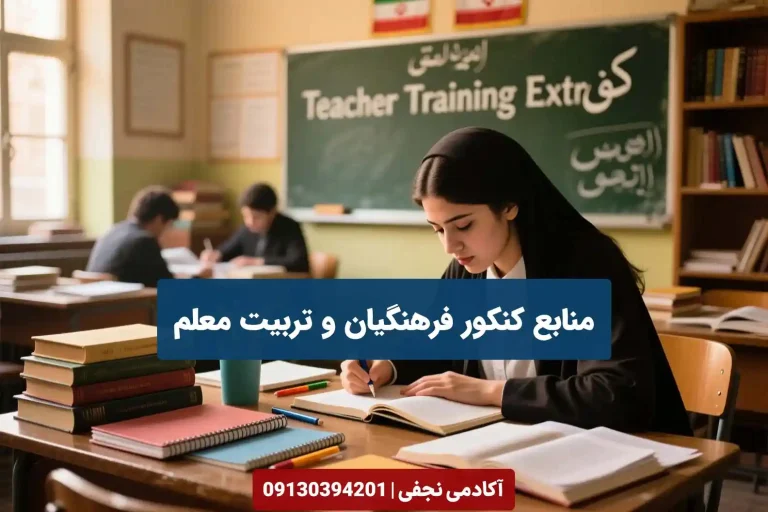 منابع کنکور فرهنگبان سایت آکادمی نجفی